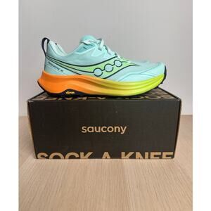 Saucony Peregrine 16 Blue Running Sneaker - New Sample - Size 7.5 W